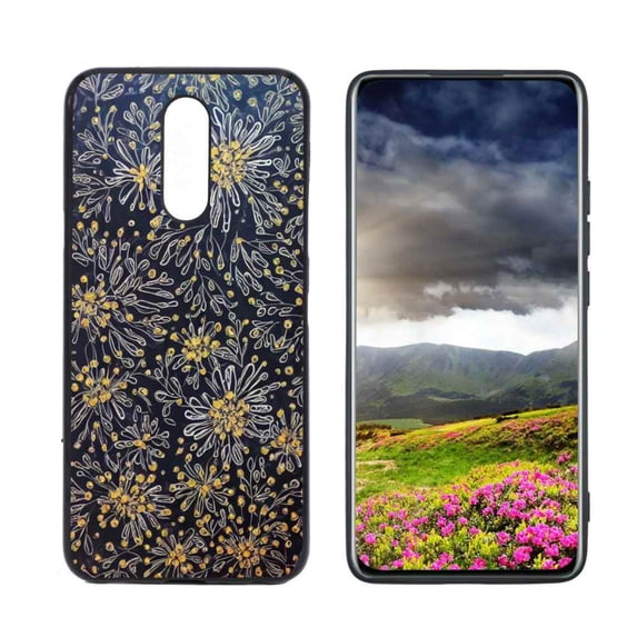 Compatible with Harmony 3 Phone Case, Flowers 129 Case Men Women, Flexible Silicone Shockproof Case for Harmony 3