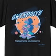 thumbnail image 5 of Rick & Morty Gwendolyn Mechanical Surrogate on Black Short Sleeve Adult T-Shirt-XS, 5 of 5