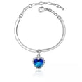 thumbnail image 3 of QQTDFG Fashion 925 Silver Heart Bracelet Bangle Women Cubic Zirconia Wedding Jewelry-#1, 3 of 7