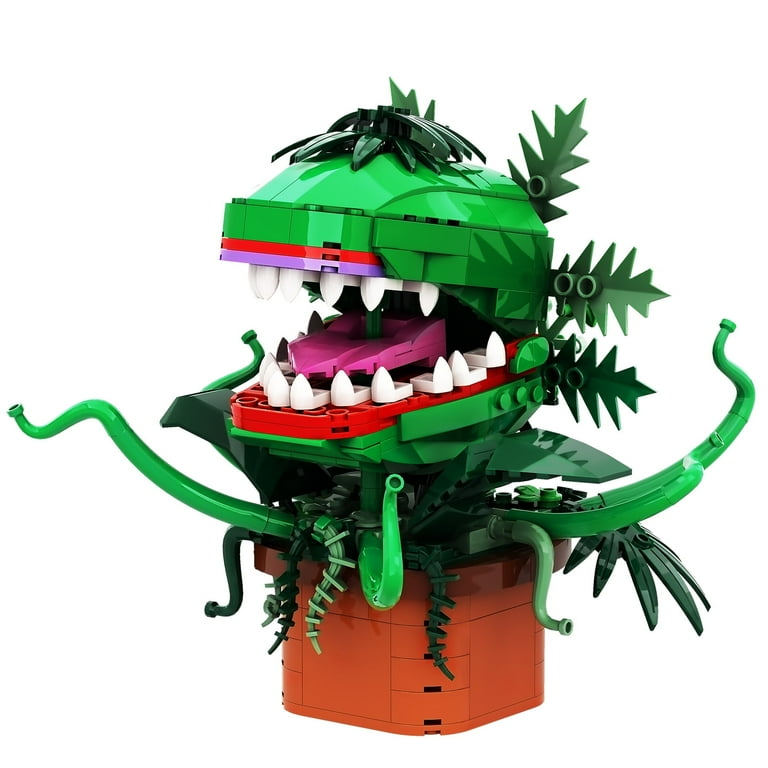  VONADO Audrey II Building Kit, Piranha Flower Little Shop of  Horrors Building Toys, Cannibal Flower Building Blocks Toys, Christmas  （303Pcs） : Toys & Games