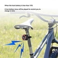 thumbnail image 2 of Alarma para bicicleta con control remoto, alarma antirrobo para bicicleta, recargable por USB, detector de alarma para motocicleta y bicicleta con soporte., 2 of 5