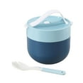 thumbnail image 1 of Ikeay Lunch Box, Sealable Leakproof Soup Cup with Lid Spoon Microwave Heated Plastic Bowl for Easy Handling, Food Storage, 1 of 6