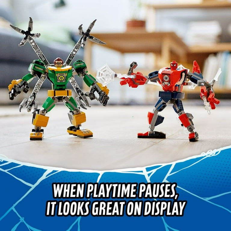 LEGO Marvel Spider Man Spider Man Doctor Octopus Mech Battle 76198 Building Toy 305 Pieces