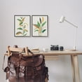 thumbnail image 3 of Stupell Industries Modern Split Plant Leaves Botanical & Floral Painting Black Framed Art Print Wall Art, 11 x 14, Set of 2, 3 of 10