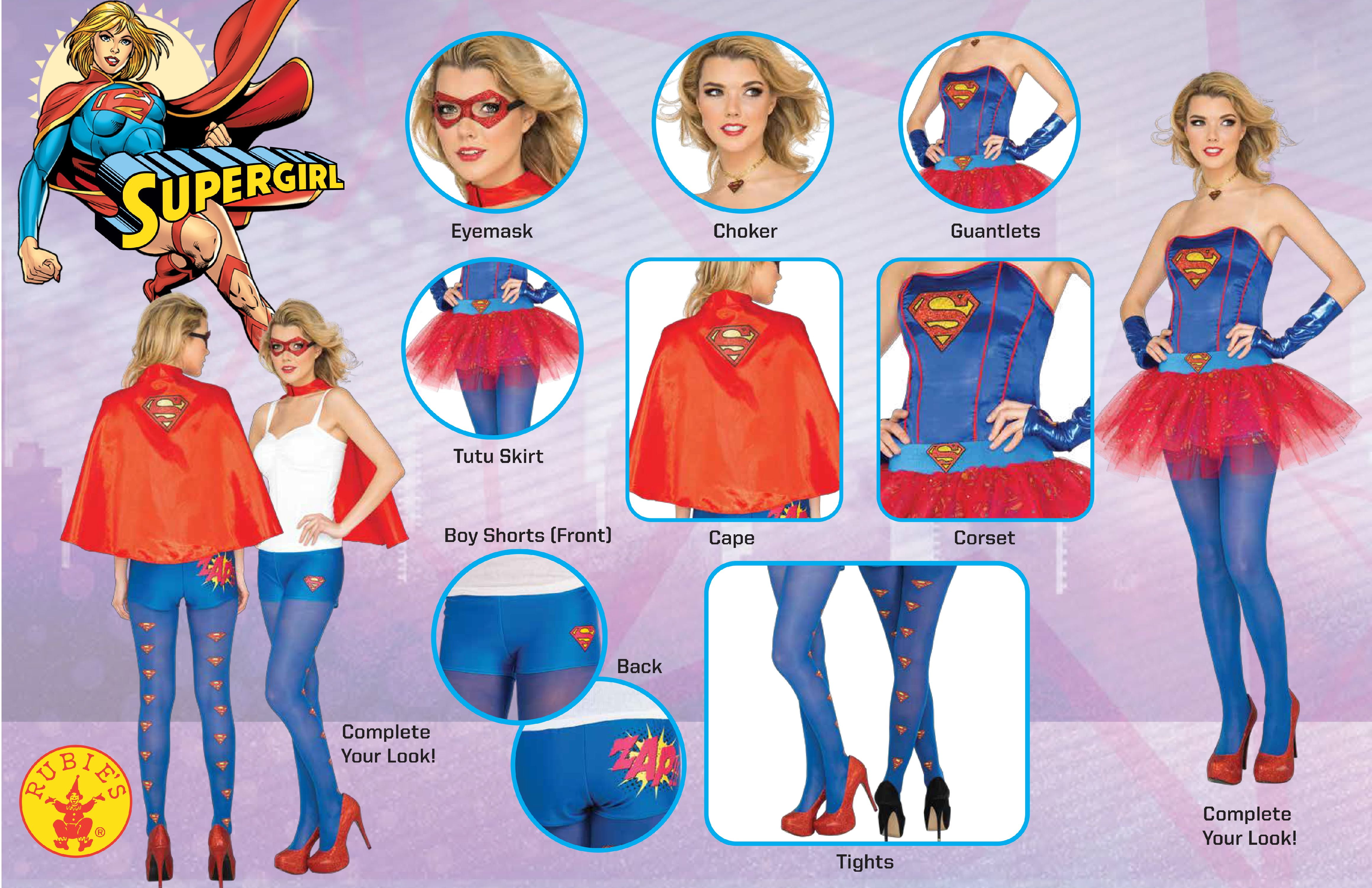 SuperGirl Adult Cape Accessory