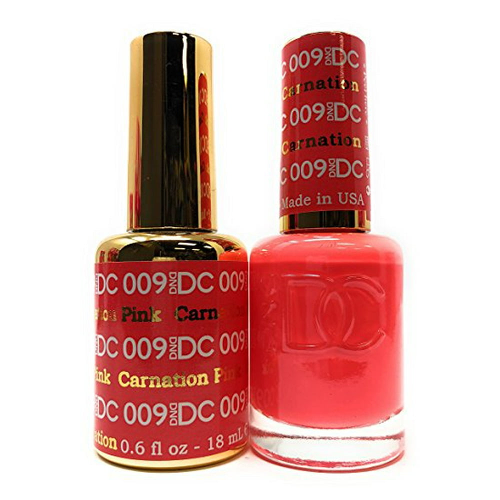 DND DC Duo Soak off Gel & Matching nail polish, Carnation Pink DC009