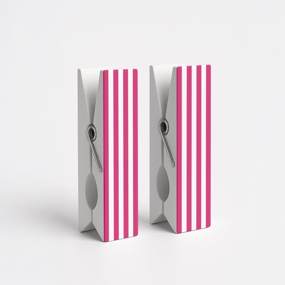 Mainstays Beach & Pool Towel Clips, Pink Stripe