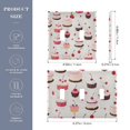 thumbnail image 3 of Dailycode Light Switch Plate Covers 2 Gang Wall Plate Plastics Outlet Covers for Kitchen Home Office Decor Cake with Cherry Fruits, 3 of 8
