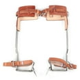 thumbnail image 4 of Pair Tree Climbing Spurs Spike Safety Straps Climbing Tool Set Stainless Steel, 4 of 12