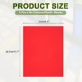 thumbnail image 2 of 5 Pcs Color Correction Gel Light Filter Transparent Film 11.7 x 8.3 Inch, Red, 2 of 6