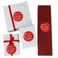thumbnail image 3 of Royal Green Hearts Labels Roll Thank You Stickers 1.5 inch Red Round Sticker for Weddings, Bridal Showers, Baby Showers, Anniversaries, and Birthday Parties 38mm 2 Rolls - 1200 Pack, 3 of 8