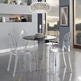 thumbnail image 5 of Chaise de côté fantôme Nicer Furniture en clair, 5 of 5