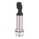 thumbnail image 1 of Conector Zhivalor 1/4 6,35mm Salida 2,5mm Entrada Endpin Jack Para Guitarras Piezo Pickup Color Plata, 1 of 8