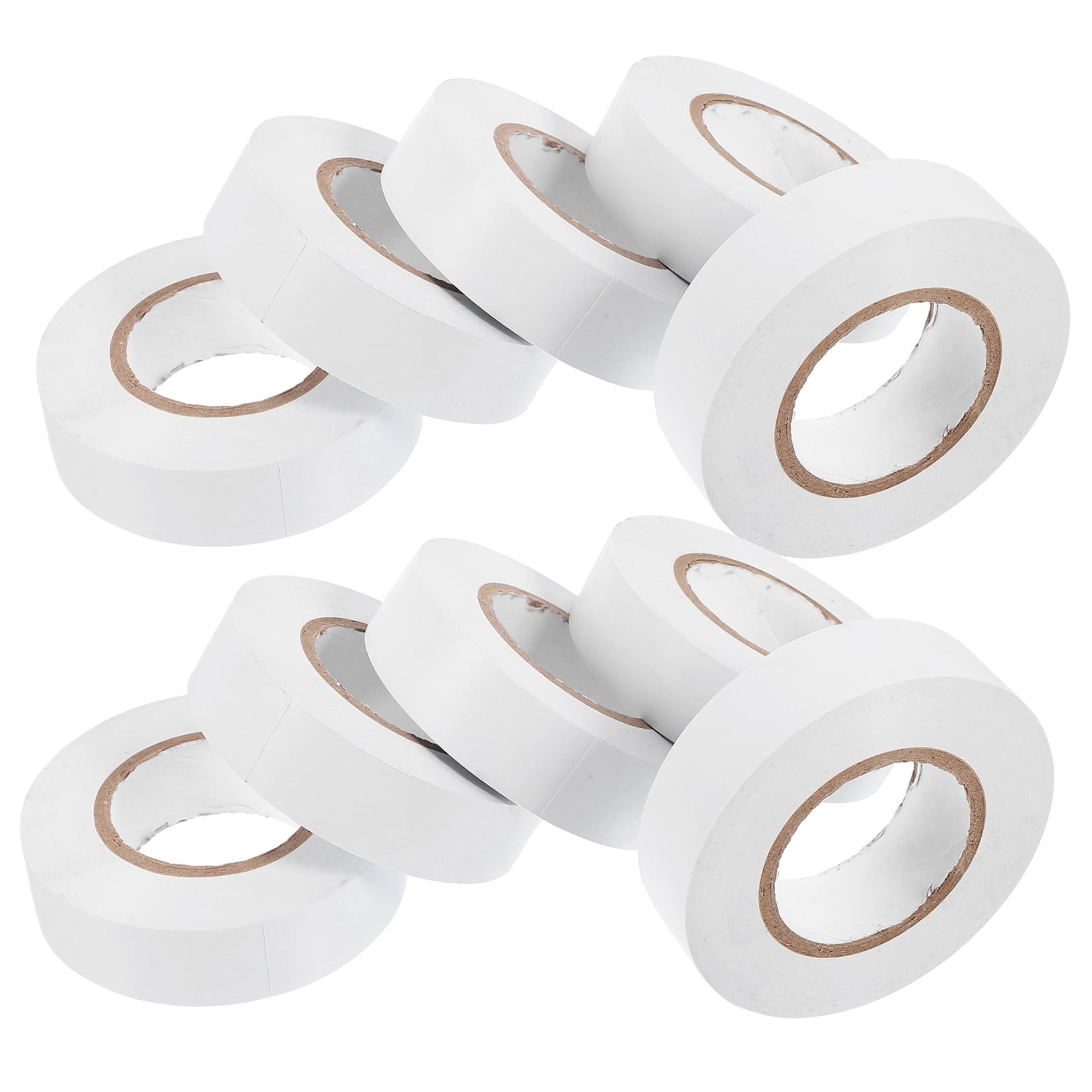 FOMIYES 10-Pack Electrical Tape Rolls, Insulation Tape for Electricians, Industrial Grade, 20m Length Each