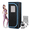 Black, variant on Portable Plus Type Size Steam Sauna tent,Personal Full Body Sweat Spa Room,Indoor Small Saunas for The Home,With Steamer,Heating Foot Pad,Foldable Chair,for Relaxation & At-Home Spa
