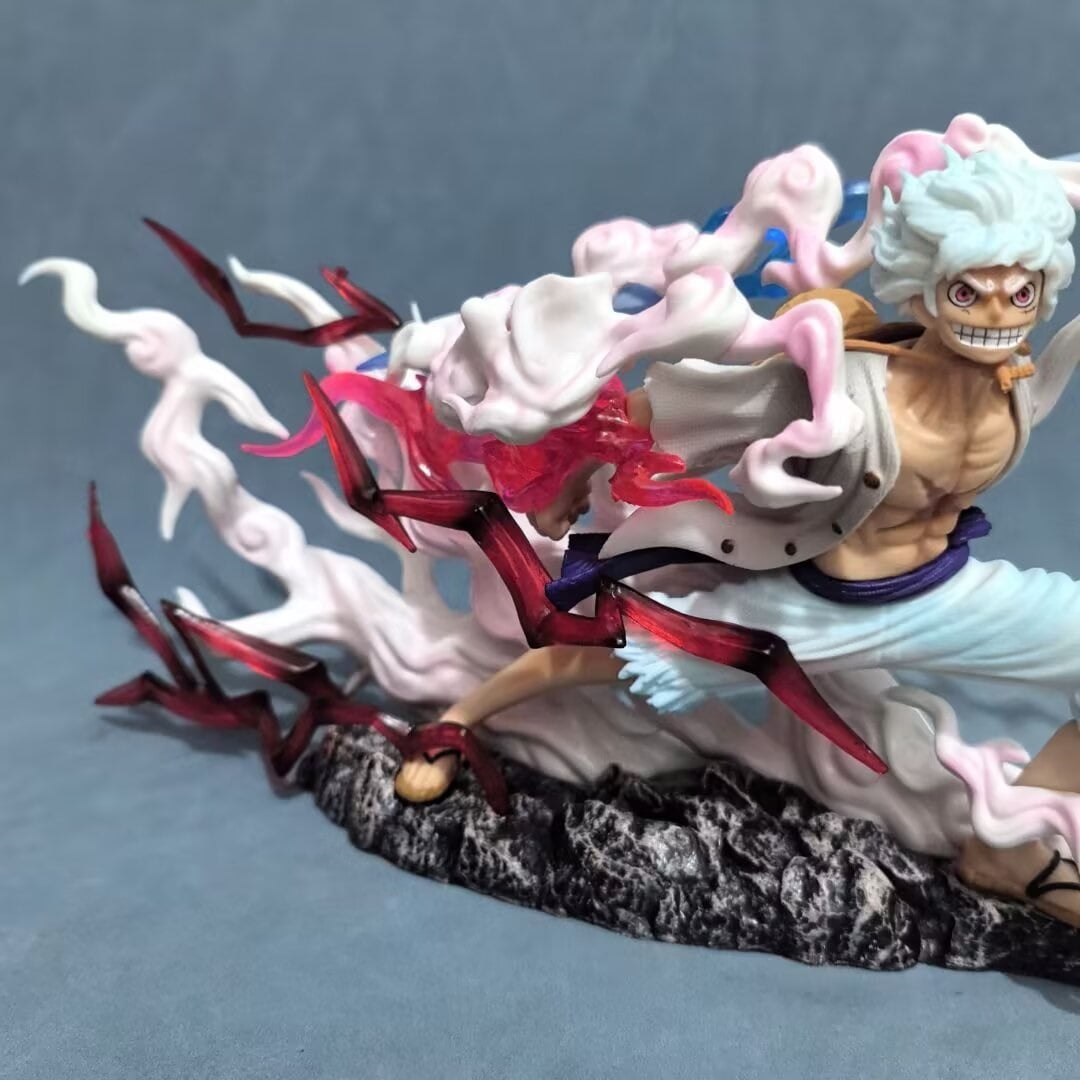 Drift Lightning Nika Luffy Standing Statue Scene Ornament Anime Figure Model