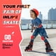 thumbnail image 2 of 2Pm Sports Torinx Patines en línea ajustables para niños Patines divertidos para principiantes para niños, jóvenes, niñas, hombres y mujeres, rojo pequeño, 2 of 8