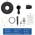 thumbnail image 5 of KANDENT Matte Black Manual 1-Handle Shower Valve Trim, 5 of 7