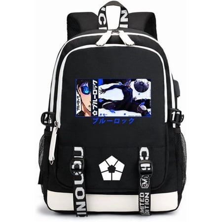 Anime BLUE LOCK Backpack Shoulder Bag Bookbag Daily Bag Daypack Satchel A4