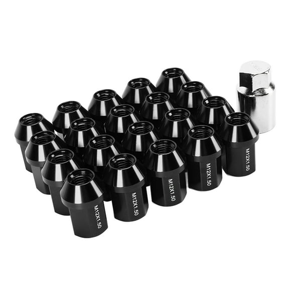 Tire Lug Nuts,20pcs M12x1.5 Wheel Lug Lug Nuts Wheel Lug Nuts Streamlined Design