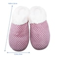 thumbnail image 2 of IDEANATEGRATE 1Par Zapatillas Rojas Para Hogar Con Suela Gruesa Antideslizante Y Material Plush, 2 of 6