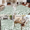 thumbnail image 5 of Green Ivy Leaves Area Rugs 6'x9', Washable Small Throw Rugs for Kitchen Dining room, Spring Plants Botanical Modern Country Indoor Outdoor Rug Non-Slip Low Pile Carpet Runner Reversible Floor Mats, 5 of 8