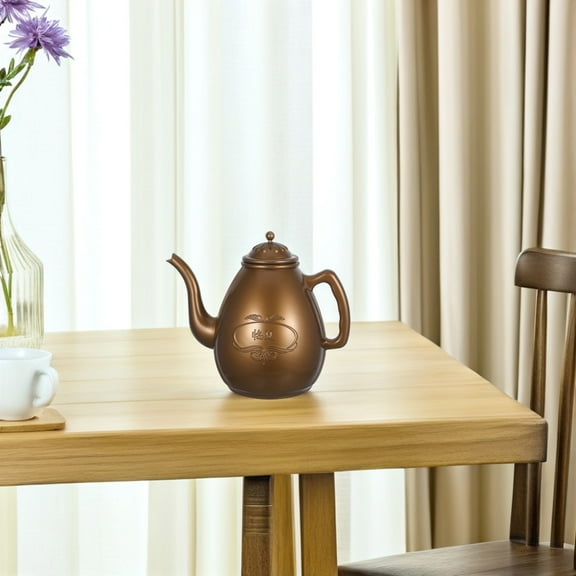 IFANLANDOR Plastic Teapot 8.3x6.3in For Home Tea Time 1Set