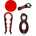 thumbnail image 1 of Abridor de tarros fácil de usar, kits de abridor de botellas, juegos de herramientas de cocina para abrir tarros con agarre de goma, abridor de tapas 456 en 1, abridor de tarros para cocina, 1 of 5