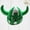 Green, variant on Baqcunre Funny Hat, Irish St. Pa'S Unisex Green And White Striped Horn Hat Green One Size