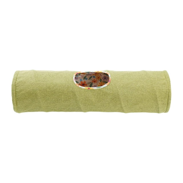GROWTH TANK Cat Tunnel Collapsible Exercise with Ball Toy for Indoor Cats Rabbit Outdoor Green