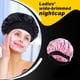 thumbnail image 3 of Capó de pelo de ancho de sombra de bronceado bufanda bufanda de dormir turba de moda softness sombrero turbans cabeza cubierta de pelo envolturas para las mujeres durmiendo profundamente rosa flor Eigraketly AP008211-22, 3 of 6