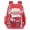 Red, variant on Clear Backpack Heavy Duty TPU Transparent Backpack Stadium Approved Large Waterproof Clear Book Bag Quick Security Check See Through Backpack with Reinforced Straps, Black TPU