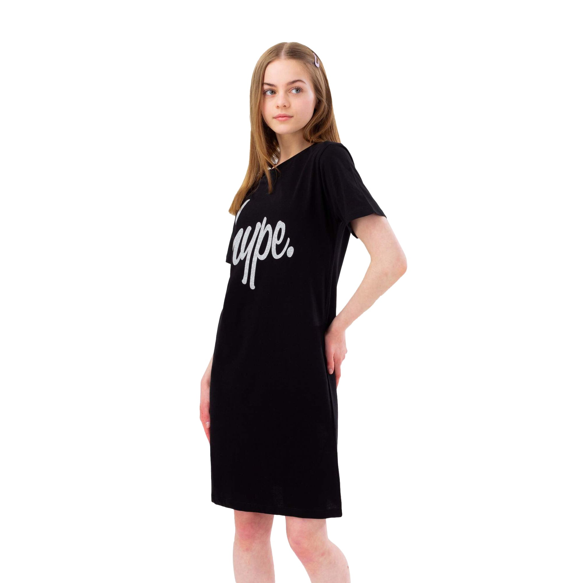 Hype Girls Glitter T Shirt Dress Walmart