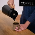 thumbnail image 3 of Thermal Coffee Carafe 68 Oz - Large Stainless Steel Insulated Carafe - 2 Liter Double Walled Vacuum Thermos Coffee and Beverage Dispenser with Tea Infuser and Strainer (Black), 3 of 15