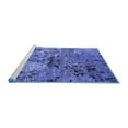 thumbnail image 2 of Ahgly Company Machine Washable Indoor Rectangle Oriental Blue Industrial Area Rugs, 5' x 8', 2 of 4