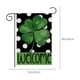 thumbnail image 3 of Decoraciones para el Día de San Patricio, Accesorios para el Día de San Patricio, Regalos para el Día de San Patricio, Bandera de jardín a cuadros de San Patricio, Bandera decorativa para exteriores,, 3 of 6