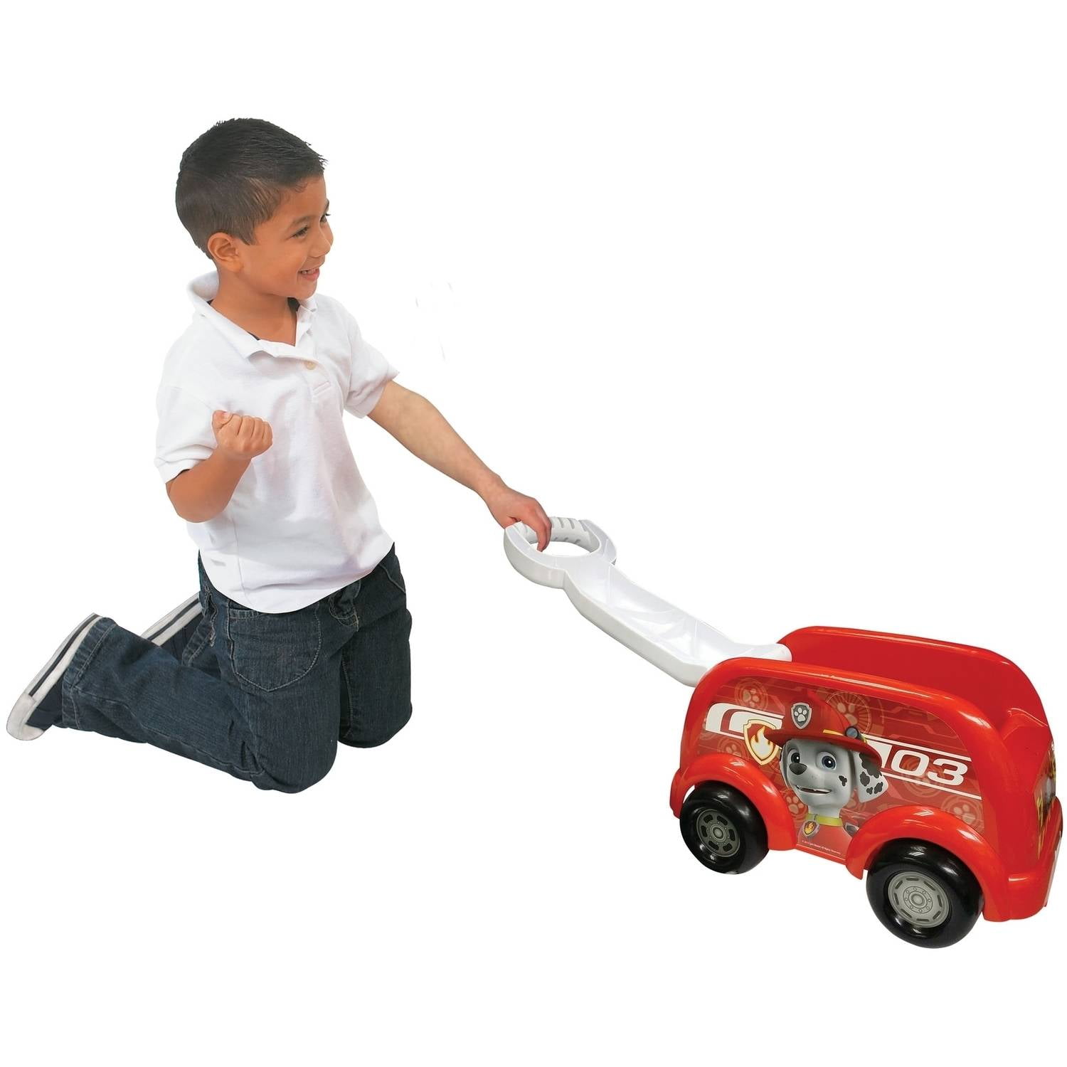 paw patrol pull along wagon