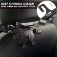 thumbnail image 4 of Headrest Hooks for Car, Purse Hanger Headrest Hook Holder for Car Seat Organizer Behind Over The Seat Hook Hang Purse or Bags, Black, 1Pack, 4 of 6