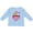 AE-Light Blue, variant on Merry Christmas Ya'll with Red Car and Tree Boys or Girls Long Sleeve Toddler T-Shirt