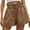 Khaki, variant on Aayomet 2023 Womens Shorts for Summer Casual Flowy Shorts High Waisted Ruffle Wrap Skorts Pull On Elastic Waist Vacation Women,Army Green XXL