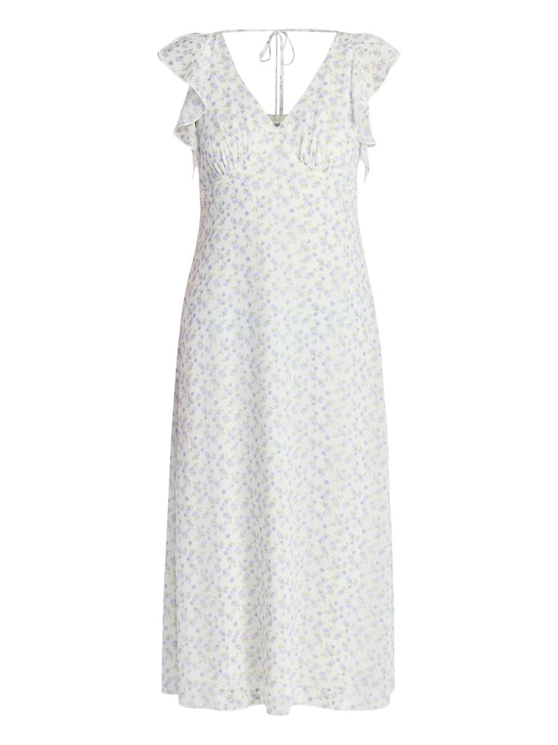 sachin and babi light blue dress Caerwyn Eyelet Embroidery Sweetheart Midi Dress