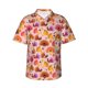 thumbnail image 1 of Balery Happy Thanksgiving Turkey Camisas hawaianas de manga corta para hombre, camisas playeras de corte holgado, camisas de vacaciones con botones,XX-Large, 1 of 7