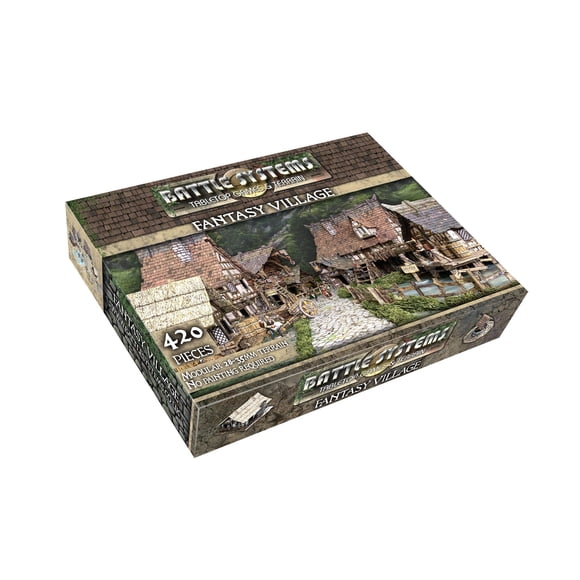 Set básico de Terrain Village Battle Systems Fantasy BSTFWC001