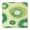Green Tie Dye, variant on Green Tie Dye Pattern Square Fitted Tablecloth with Elastic Edge,Square Table Cover,Washable Elastic Table Cover for Home Kitchen Party Decor 34"x34"