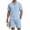 Sky Blue-shirts for men, variant on YanHoo Men's Casual Sets 2 Piece Short Sleeve Button Down Shirts Matching Solid Color Shorts Summer Beach Vacation Outfits