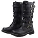 thumbnail image 3 of Botas altas para hombre, botas cómodas a la moda para motocicleta, botas de exterior con decoración de Metal de tendencia, zapatos para caminar resistentes al desgaste para hombre, 3 of 5