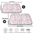 thumbnail image 3 of Daiia Retro Floral Windshield Sun Shade for Car SUV Truck ( ), Car Sun Shade Windshield, Car Shades for Front Windows, Sunshade for Car Windshield, 3 of 7