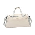 thumbnail image 3 of Bolsa de deporte para gimnasio, equipaje, bolsa de viaje, bolsa de lona para natación, ejercicio al aire libre, hombres y mujeres Beige, 3 of 8