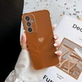 thumbnail image 5 of Galaxy A54 5g Case, for Samsung Galaxy A54 Case Women Girls Cute Design Soft Silicone Camera Protection Protective Lovely Heart Phone Case for Galaxy A54 5g Brown, 5 of 16