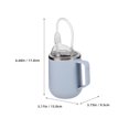 thumbnail image 2 of TAILTOSS Spill Proof Stainless Steel Tumbler with Straw Anti Choke Design for Elderly Drinking, 2 of 8